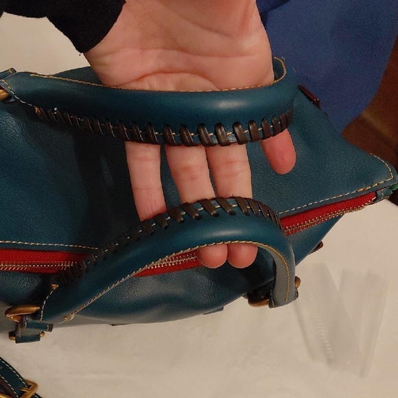 Dooney & Bourke Florentine Satchel In Demin (Large) - Picture 8 of 17